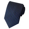 WHITE FANG NC022 Men's Necktie, Polka Dot, Solid Suit, Business,