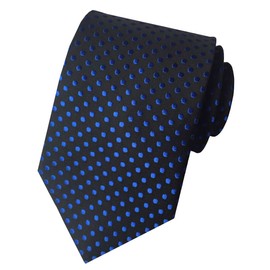 WHITE FANG NC022 Men's Necktie, Polka Dot, Solid Suit, Business, Casual, Popular, Stylish