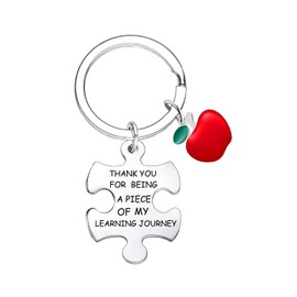Nfyxcaz Teacher Gifts from Students Teacher Appreciation Keyring Teacher Keychain Thank You Gift for Teachers Graduation Gifts for Teacher