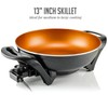 OVENTE Electric Wok with Nonstick Coating, 13 Inch Family-Sized Skillet,