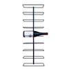 Lily's Home Black Metal Wine Rack Wall Mount - 9