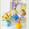 LUKHANG Sunflower Flower Building Blocks Set, DIY Aromatherapy Flower Bouquet