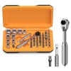 ORIA Screwdriver Set, 42 in 1 Socket Wrench Kit, Magnetic