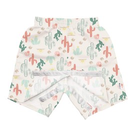 green sprouts Easy-Change Eco Swim Trunks - Light Sand Cactus - 12mo