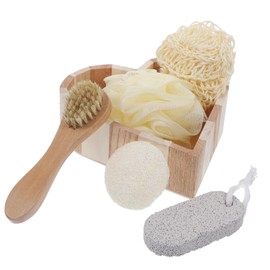 NOLITOY Luxury Bathing Gloves Body Scrubber Set Perfect Present for Mom Wife Sister Grandma