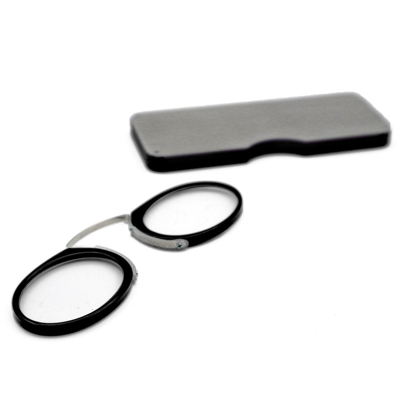 DBEFTLI Armless Thin Reading Glasses - Clip on Nose Readers