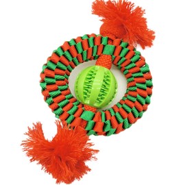 Fesinda - Superior Dog Chew Toy for Interaction, Made of Durable Nylon and Natural Rubber, Perfect for Teeth Cleaning, Exercise, and Stress Relief - Animal Lover's Essential Gift (Green)