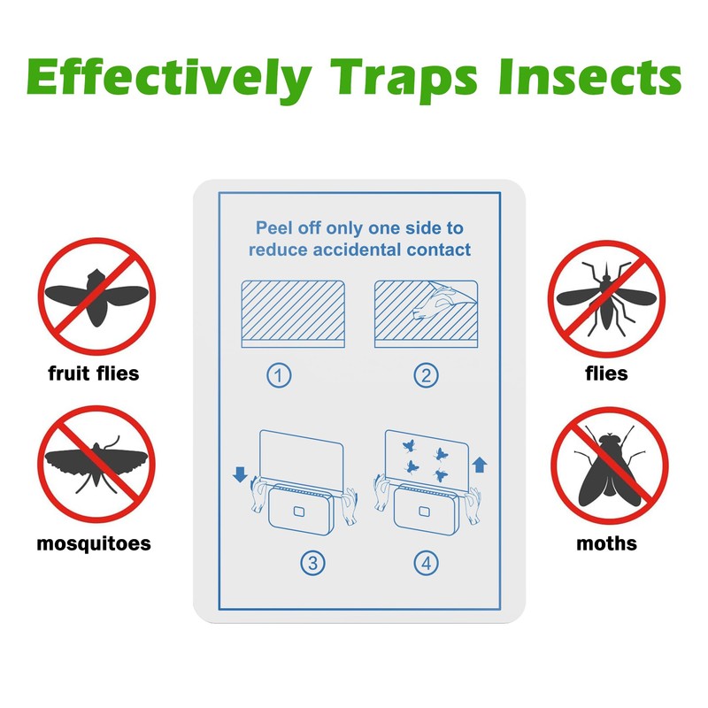 LFSYS 40 Packs Refill Card(Refills Only) for Plug in UV