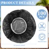 Baderke 100 Pcs Scrunchie Drink Covers Bulk Disposable Plastic Covers