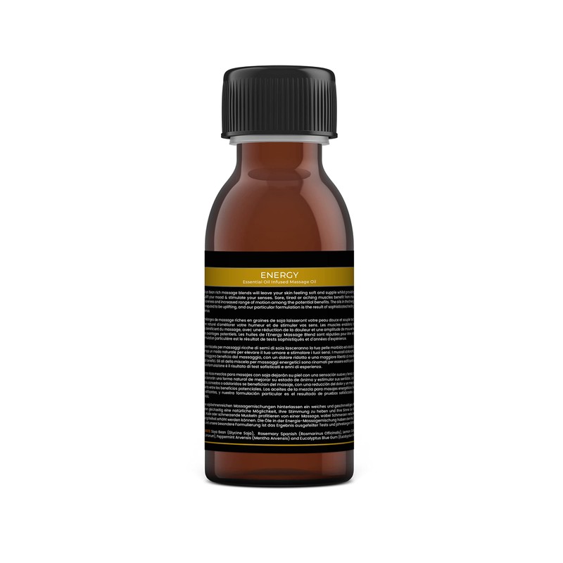 Mystic Moments | Energy Aromatherapy Massage Oil Blend 250ml -
