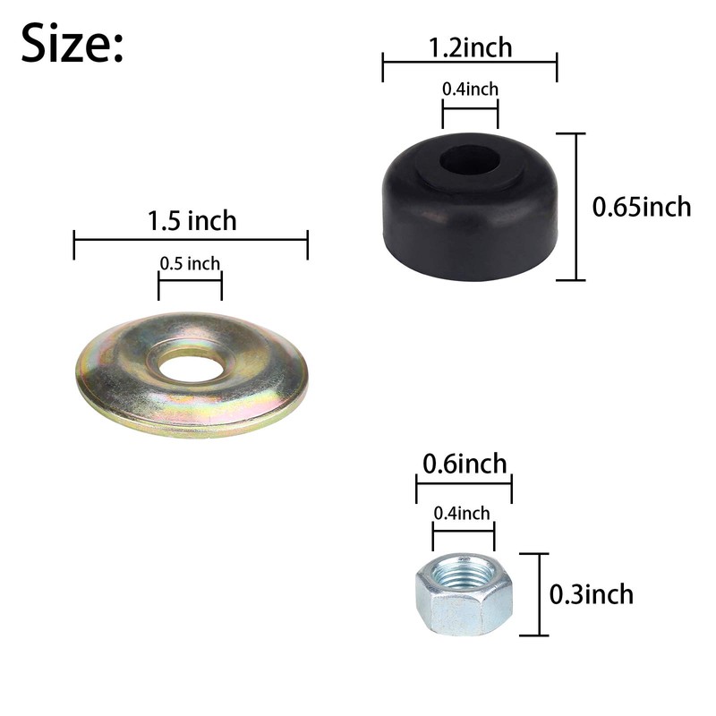10L0L Golf Cart Shock Absorber Bushing Kit for Club Car