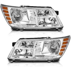 for 2009-2020 DODGE JOURNEY Headlights Assembly Replacement for 09 10 11 12 13 14 15 16 17 18 19 20 DODGE JOURNEY Headlight Assembly