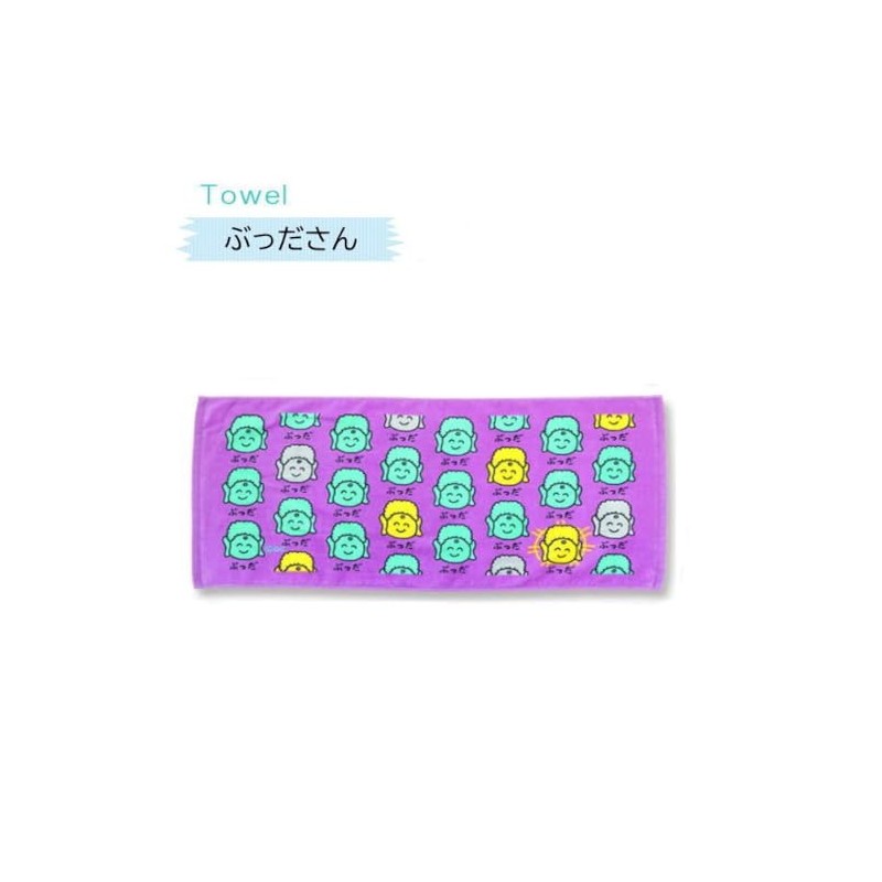 Okutani Corporation Face Towel 6 Oekaki TOWEL Sports Towel (Bukuda-san)