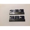 383 Stroker Emblems Blue Chrome Pair 4 inches X 1