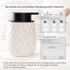 Umlaca Soap Dispenser, Refillable Ceramic Soap Dispenser, 400 ml, Large