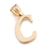 Kalapure Initial Charms Gold Initial Pendant Gold Letter Charms 14k