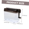 Tofficu File Shredder Tabletop Paper Shredder Credit Card Shredder Cardboard