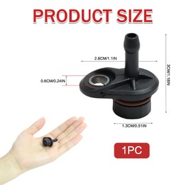 Vacuum Pump Valve Replacement Brake DS7G2A451A CM5G2A451GA 1867424 Compatible with Ford Transit Focus MK2 MK3 MK6 Courier B-Max CB2 Focus CB8 Fiesta CCN Automotive Vacuum Pump Check Valve Repair