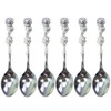 Nagao Rose Coffee Spoon Silver Plated 5 pcs + 1