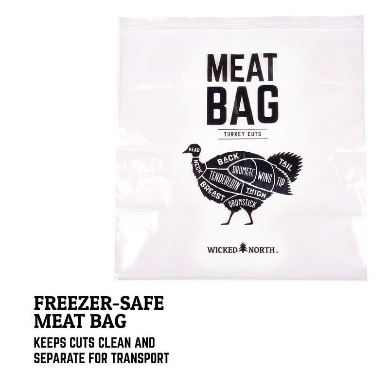 Wicked North Game Processing Kit for Turkey Hunting, 2-Pack, Includes