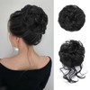 MSCHARM 2 pcs Messy Bun Hair Piece Synthetic Hair Messy