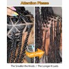 BEEOS #30 Auburn Ginger Human Braiding Hair for Boho Braids,