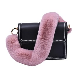 Asudaro 40cm/60cm/120cm Plush Bag Strap, Women's Plush Bag Strap, Replacement Handbag Strap, Purse Strap for Handbags/Shoulder Bags/Shoulder Bags