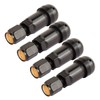 TOMALL Bolt-in Tire Valve Stem Caps Explosion Proof Tubeless TPMS