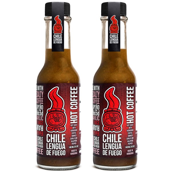 Hot Coffee Hot Sauce – 2-Pack with Don Memo Coffee,