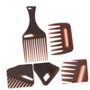 FOMIYES Professional Hairdressing Comb Set Wide Tooth Plastic Comb for