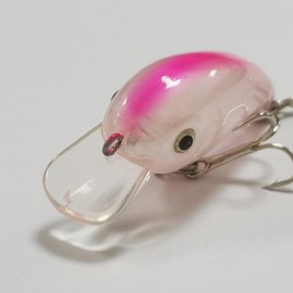 SEASKY Crankbait 1 1/2inches Hard Lure, 1/8oz Bass Pike Muskie Fishing Topwater Shad (Pink Quartz)