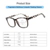 JOSCHOO 2 Pack Progressive Multifocus Computer Reading Glasses Anti Blue