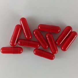 1000 Gelatin Empty Capsules Size 00 Red/Red. Hypoallergenic. NON GMO. Kosher. Halal. Manufactured in North America.