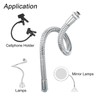 PATIKIL 14 Inch Microphone Gooseneck M10 Flexible Arm Extension Black