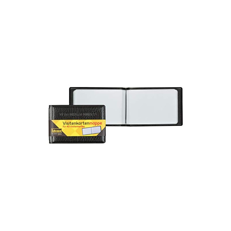 Idena 11339 Business Card Folder for 40 Cards 10 x