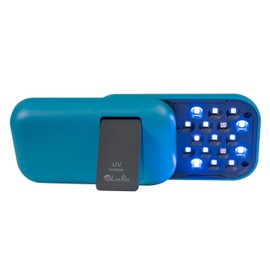 LivePure Handheld UV Light Sanitizer. Portable UV Light for Disinfecting Room, Kitchen, Car, Bathroom, Household Surfaces. Teal