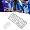 Keyboard Mouse Set 2.4G Wireless 78 Keys USB Thin Etched