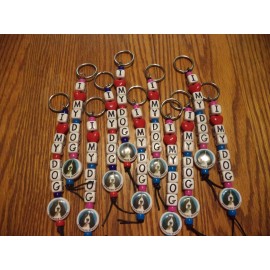 I LOVE MY DOG KEY CHAIN - SPRINGER SPANIEL