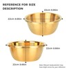 Snailhouse Colander with Mixing Bowl, 2QT 304 Stainless Steel Kitchen