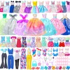 Style Shine 52 Pcs Doll Clothes and Accessories,2 Wedding Gowns