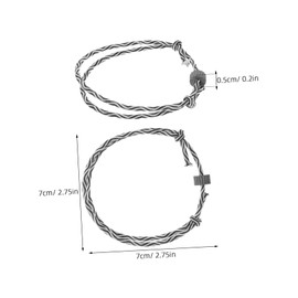 CHILDWEET 2pcs Escape Tools Car Glass Breaking Tool Escape Bracelet Emergency Bracelet Rapid Escape Tool Emergency Car Window Breaker Glass Break Tool for Car Survival Gadgets Elastic Rope