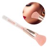 4 in 1 Makeup Brush Simple Elegant Portable Transparent Handle