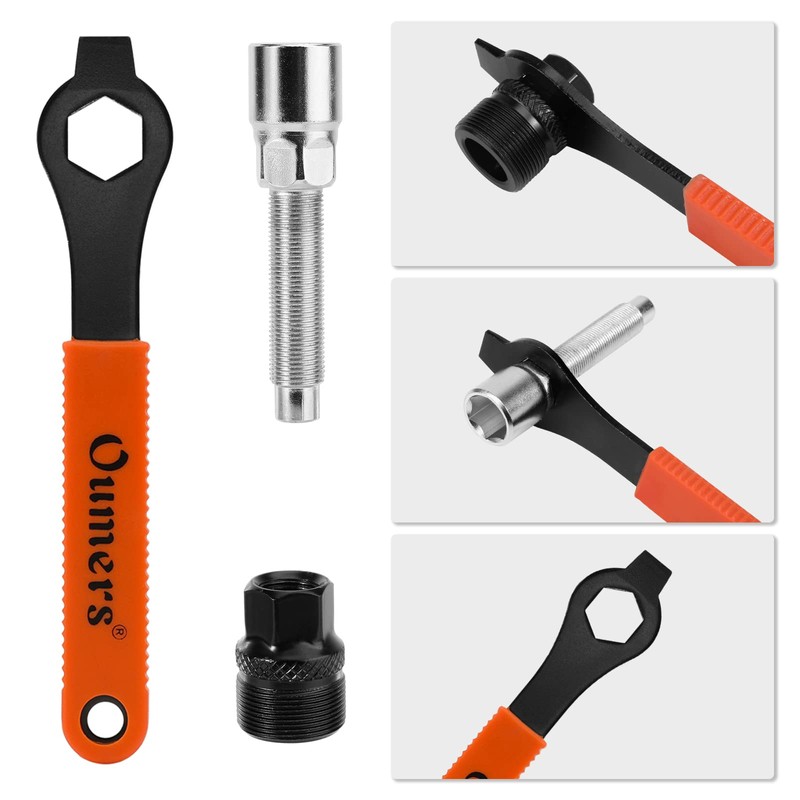 Oumers 6 Pcs Bicycle Repair Tool Set,3-in-1 Multitool Bike Cassette