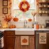 Fall Soap Dispenser with Pump Pumpkin Maple Leaf Bathroom Decor