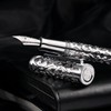 HONG DIAN D1 Piston Fountain Pen Extra Fine Nib, Hollow