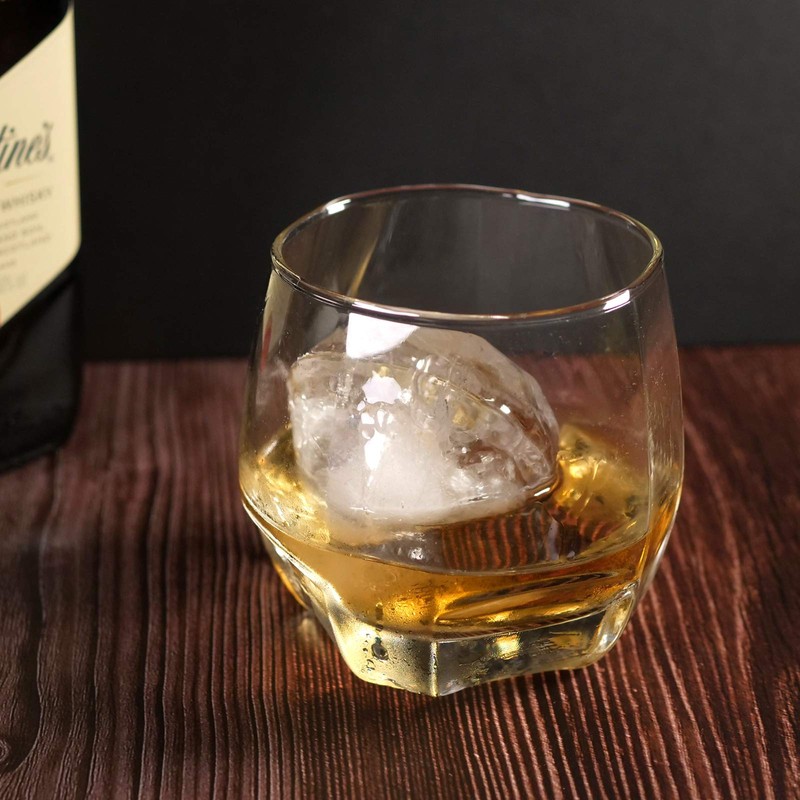 Meetall 2 Pack Diamond Shape Ice Cube Mold for Whiskeys,Cocktails