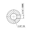 IMOOA 3/4" DD x 5/8"-36 Spline Universal Steering U Joint