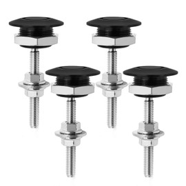 Newnessai 4Pcs 1.25 Inch Quick Release Bumper Clips, Universal Stainless Steel Vehicle Hood Pins-Quick Release Lock Latch, Push Button Bonnet Car Hood Pin Lock Clip Kit