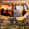 RTTY 200FT Outdoor String Lights Expandable System with 100 G40