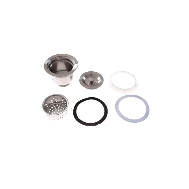 Drain Fitting for Stainless Steel Sinks with Diameter 85 mm